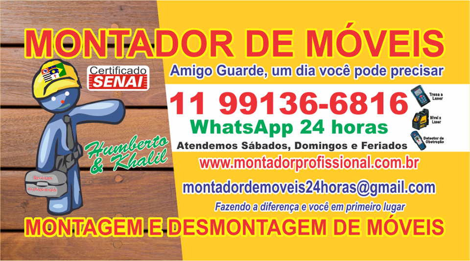 MONTADOR DE MÓVEIS 11991366816